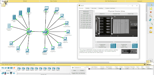 Imagem de um servidor DHCP